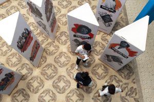 Museo interactivo itinerante de la Defensoría del Pueblo, en exhibición en la Biblioteca Departamental de Quibdó
